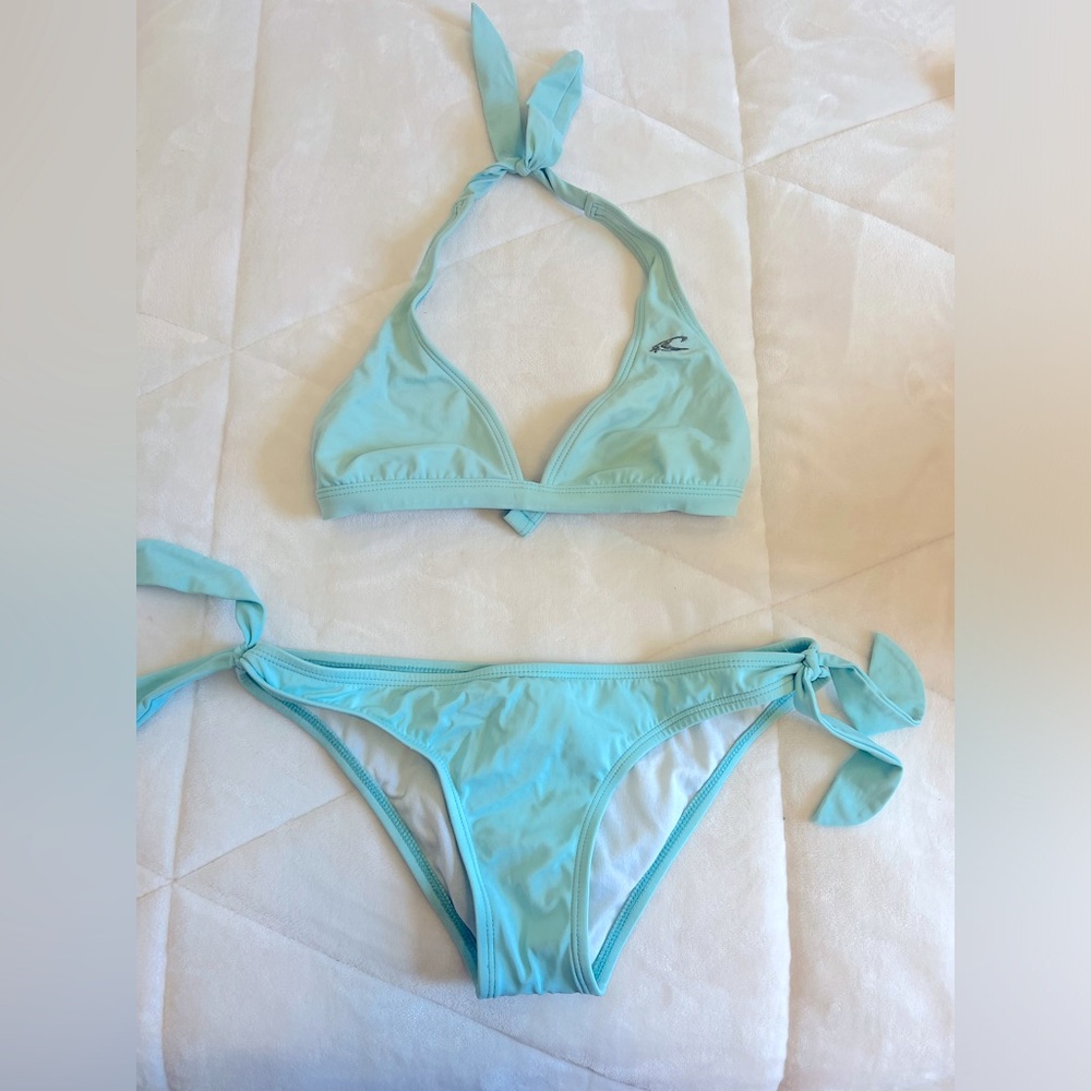 O Neill turquoise two piece bikini